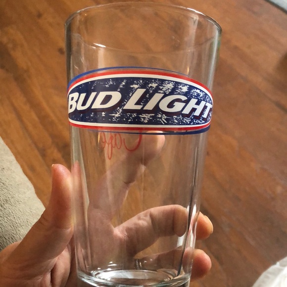 Bud Light Set of three Backstage Cafe Beer Glass Home